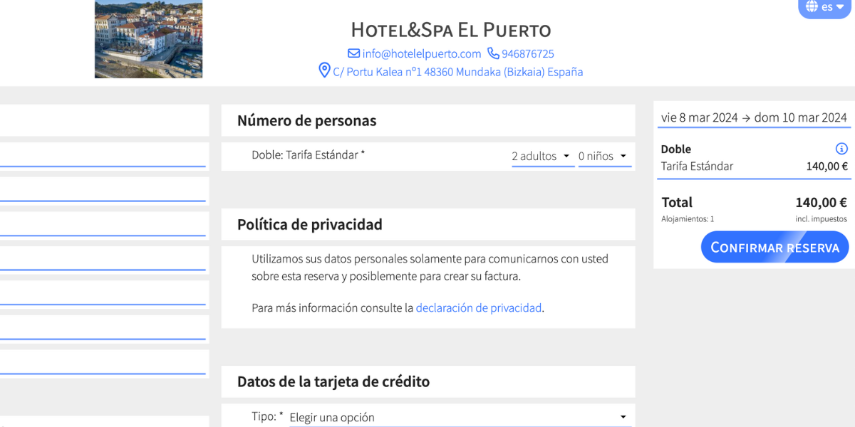 reserva puerto 3 reserva puerto 3